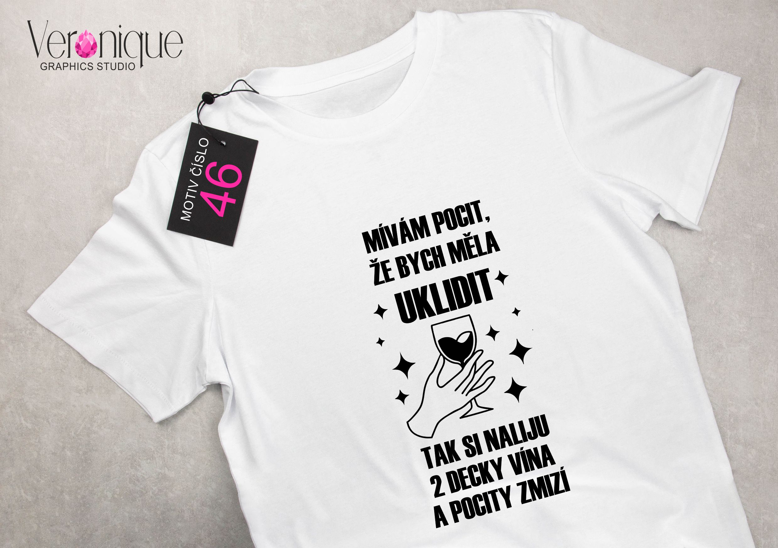 Tričko s potiskem Pocit