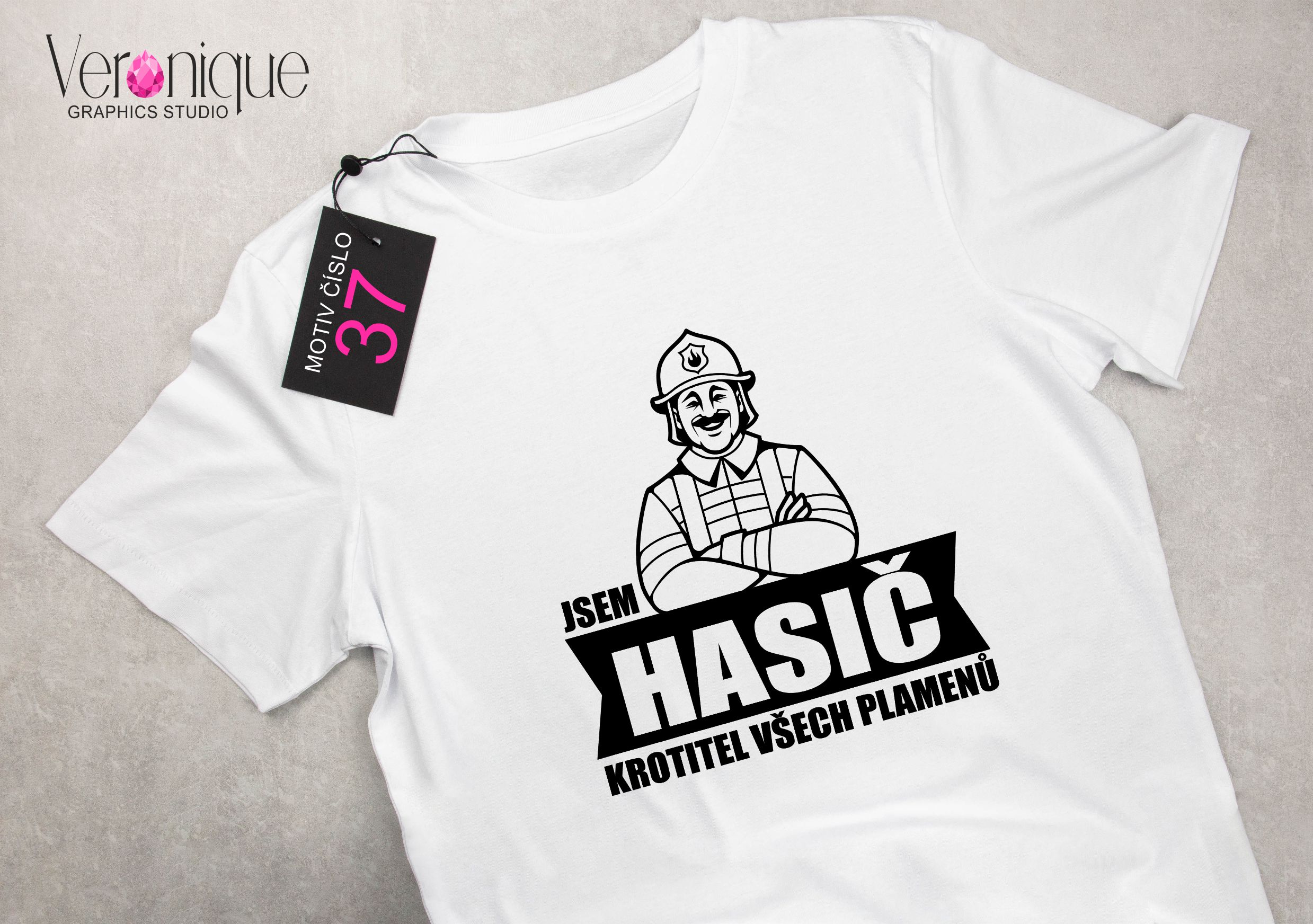 Tričko s potiskem Hasič