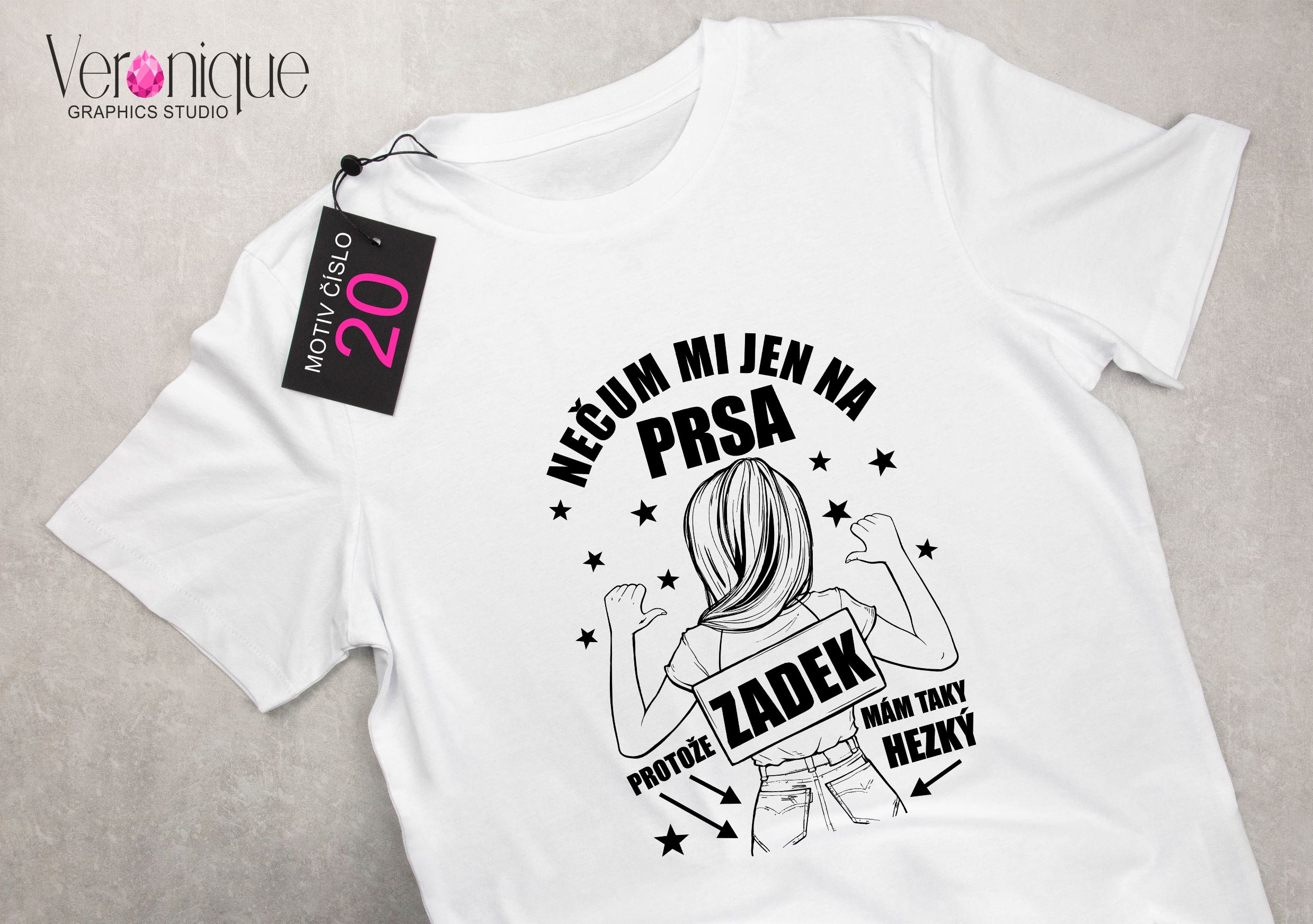 Tričko s potiskem Nečum na prsa